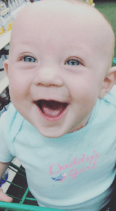 Seriously, this little face loves to shop!